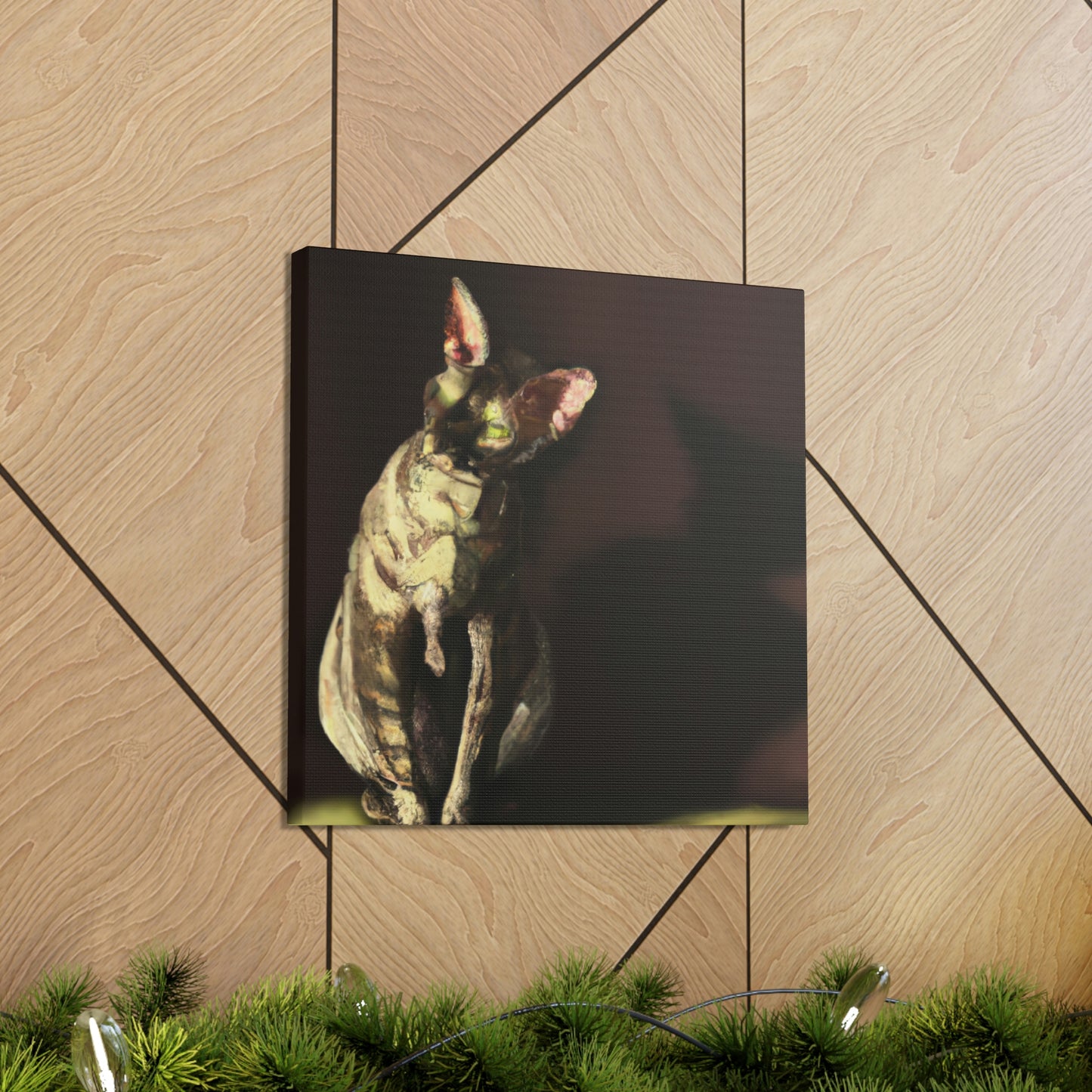 "Devon Rex Minimalism" - Canvas