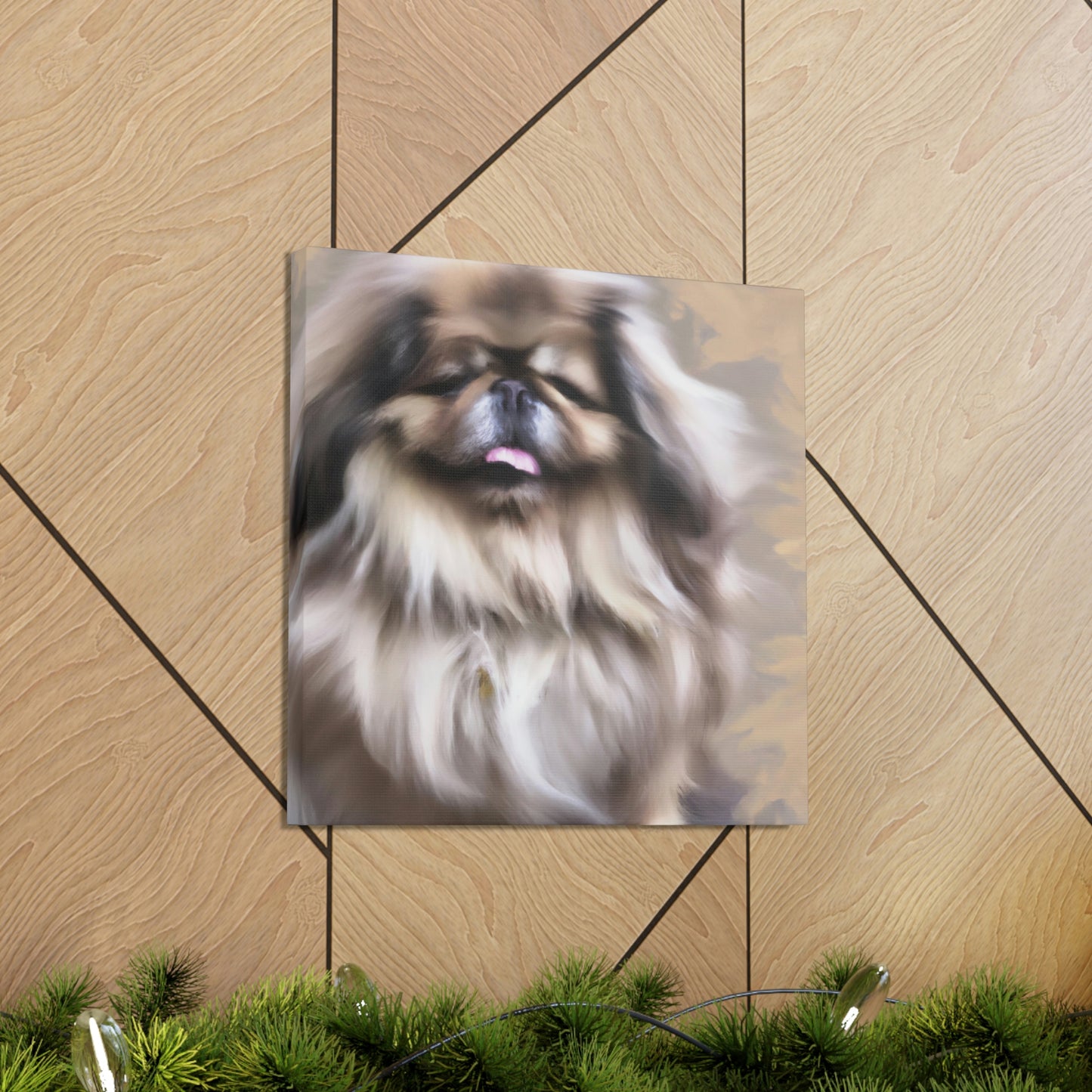 "Pekingese at Playtime" - Canvas