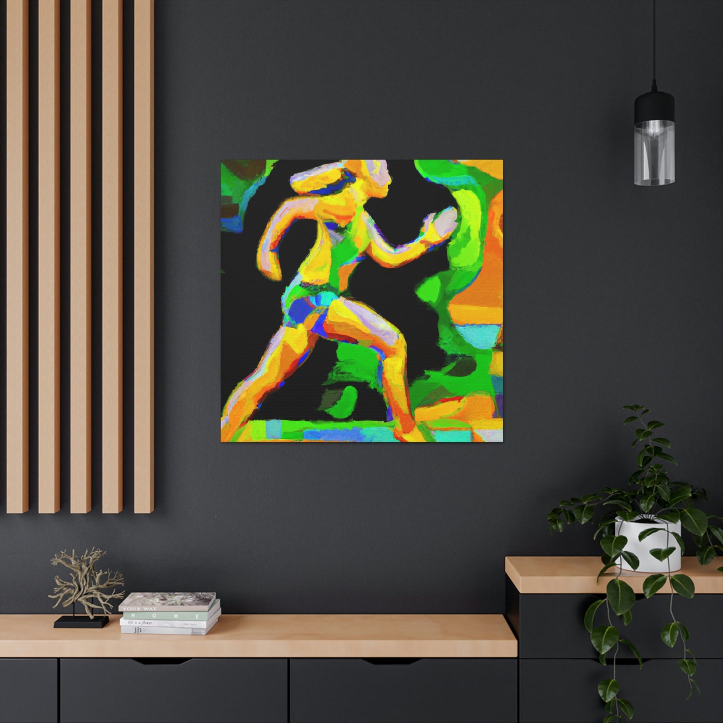 Run: An Abstract Concept - Canvas