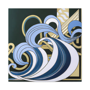 "Oceans of Art Deco" - Canvas