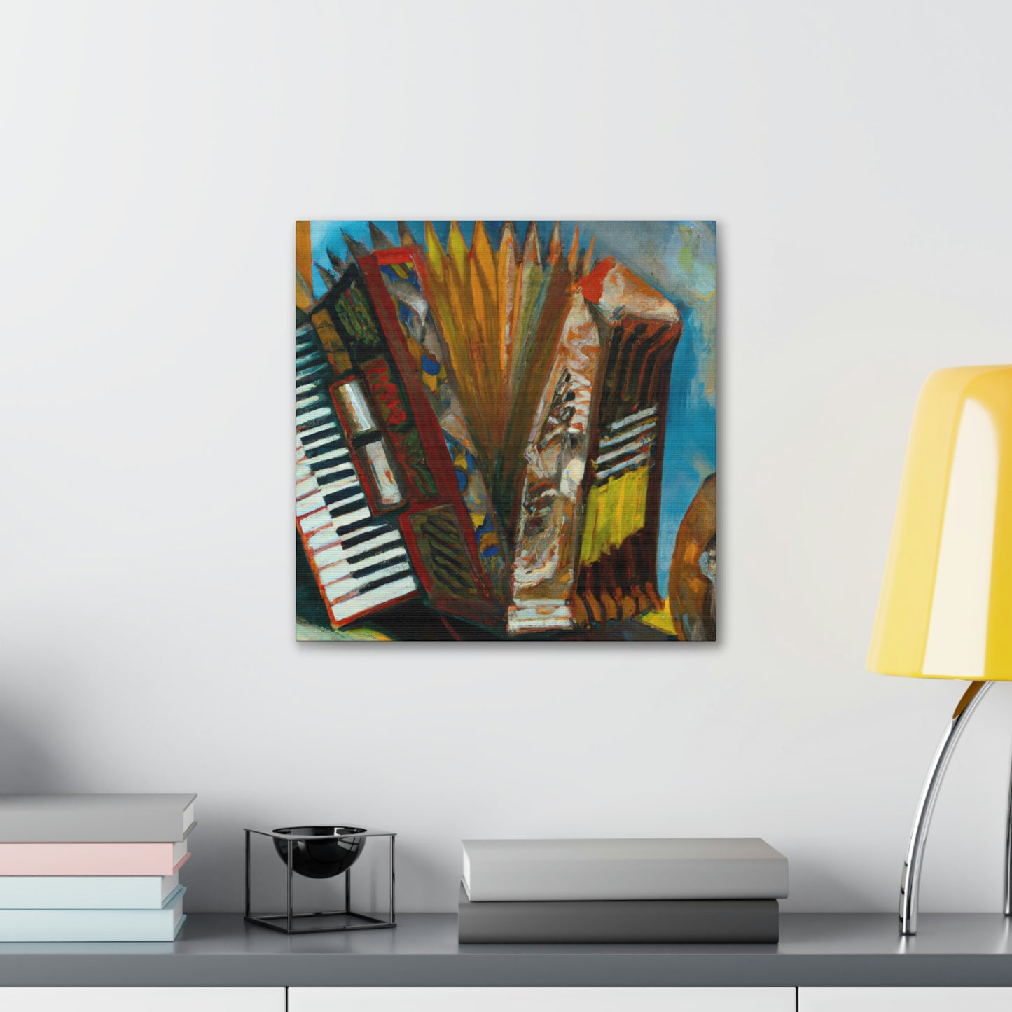 "Accordion in Surreality" - Canvas