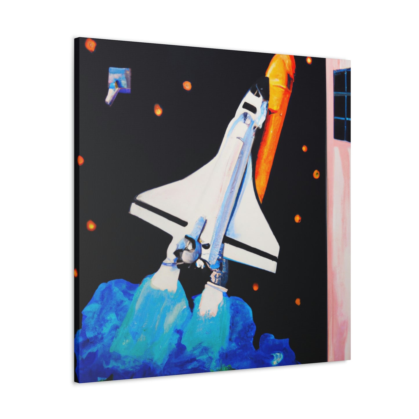 "Space Shuttle Reimagined" - Canvas