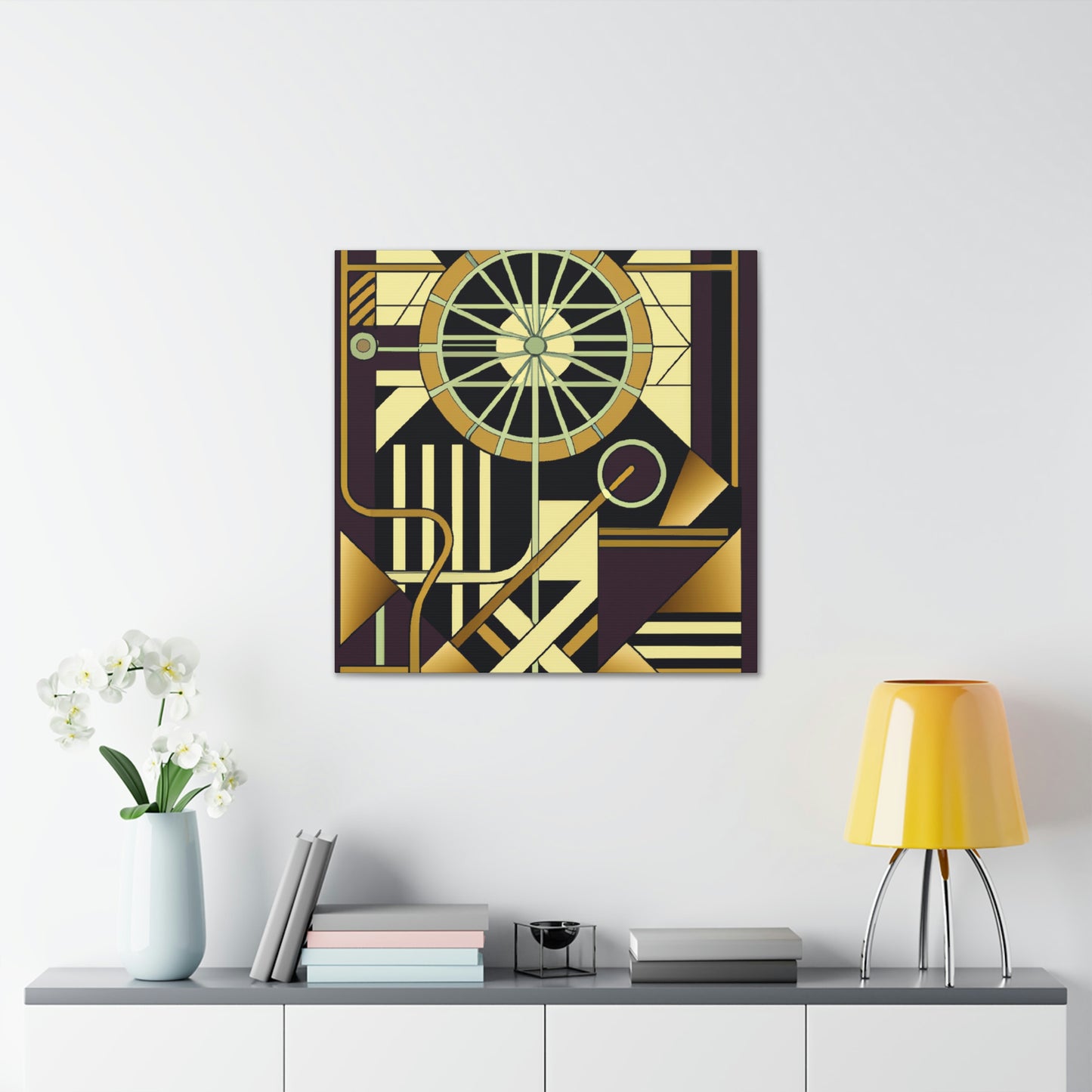 "Golden Jazz Symphony" - Canvas