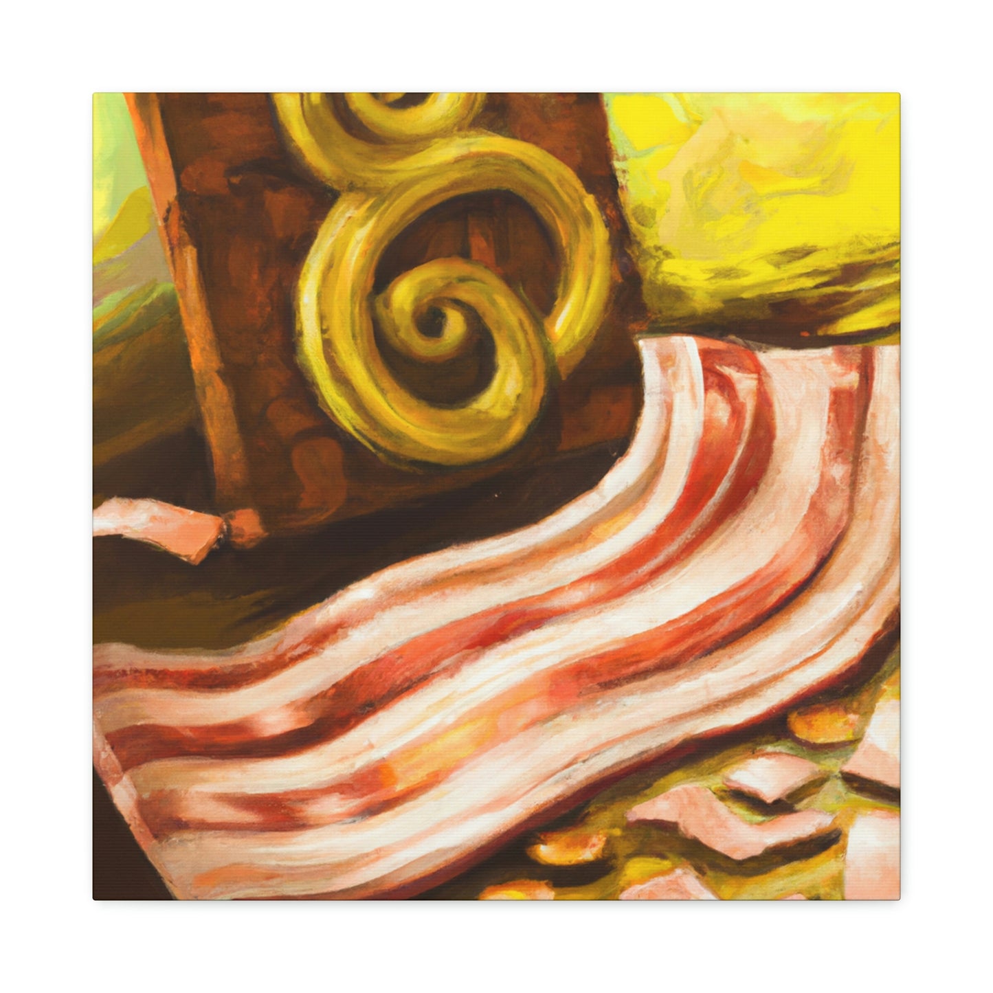 "Bacon In Steampunk Times" - Canvas