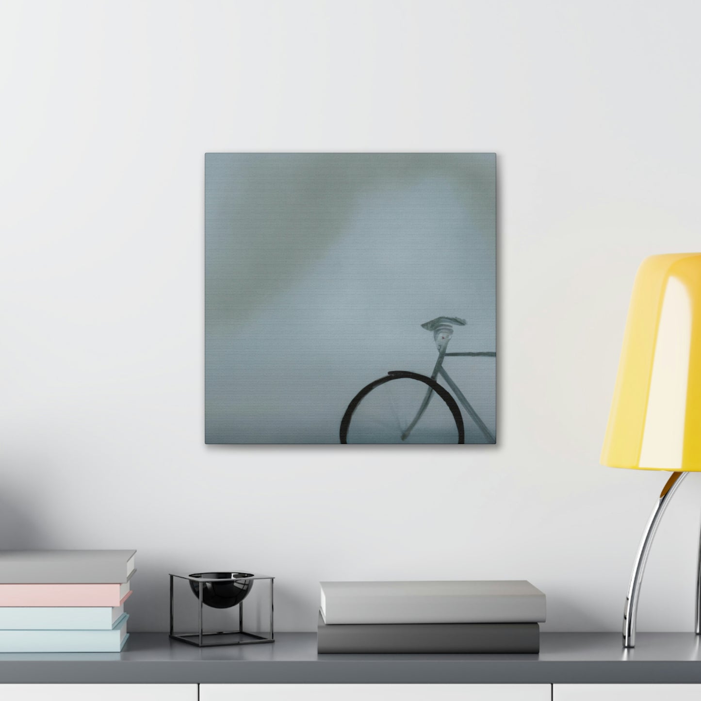 "Bicycle in Minimalism" - Canvas