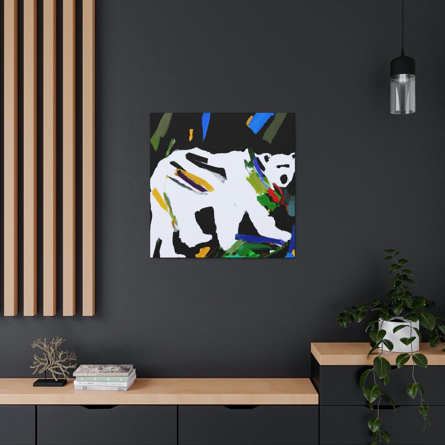 "Polar Bear's Expressionism" - Canvas