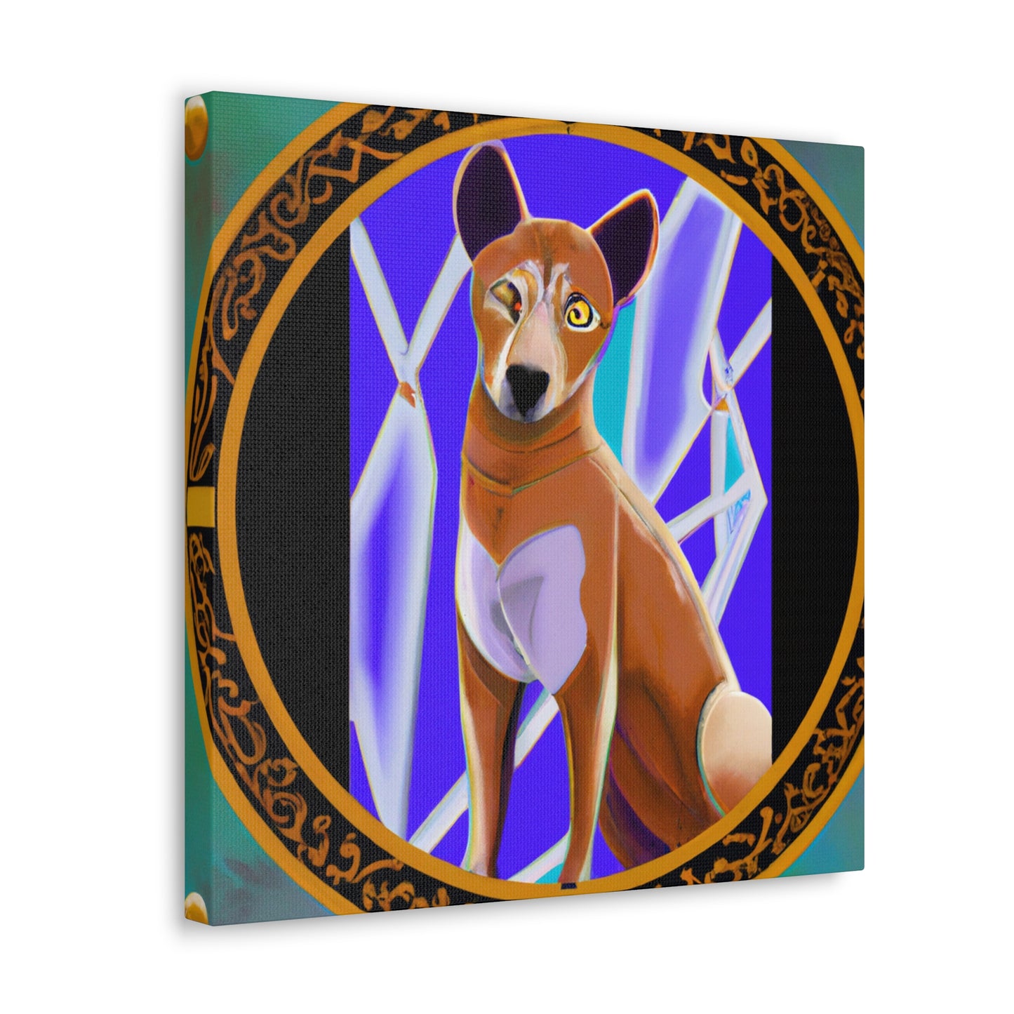 "Dhole's Deco Gleam" - Canvas