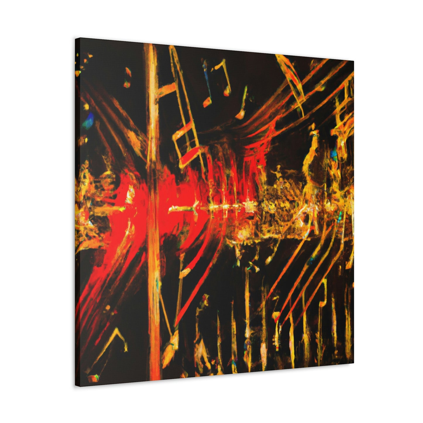 Sound Waves Symphony - Canvas