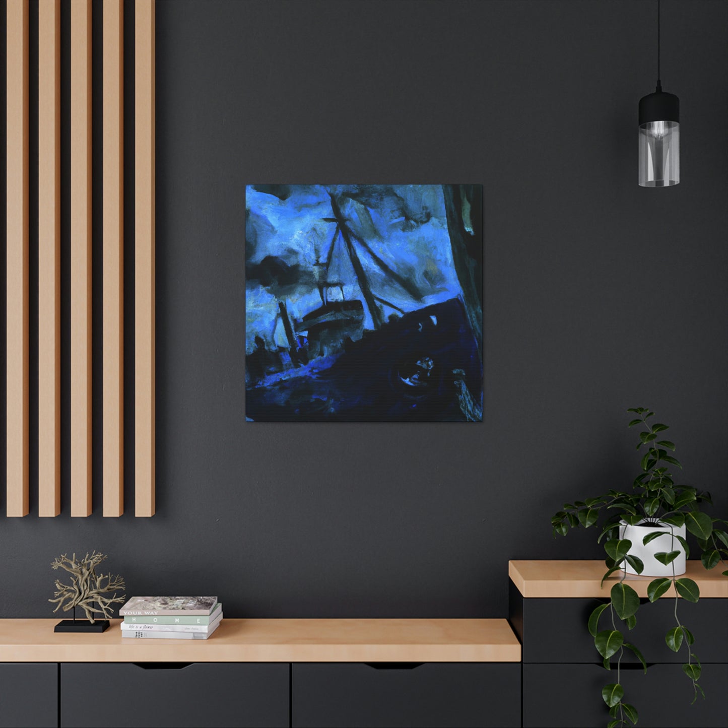 "Sea and Sails Afloat" - Canvas