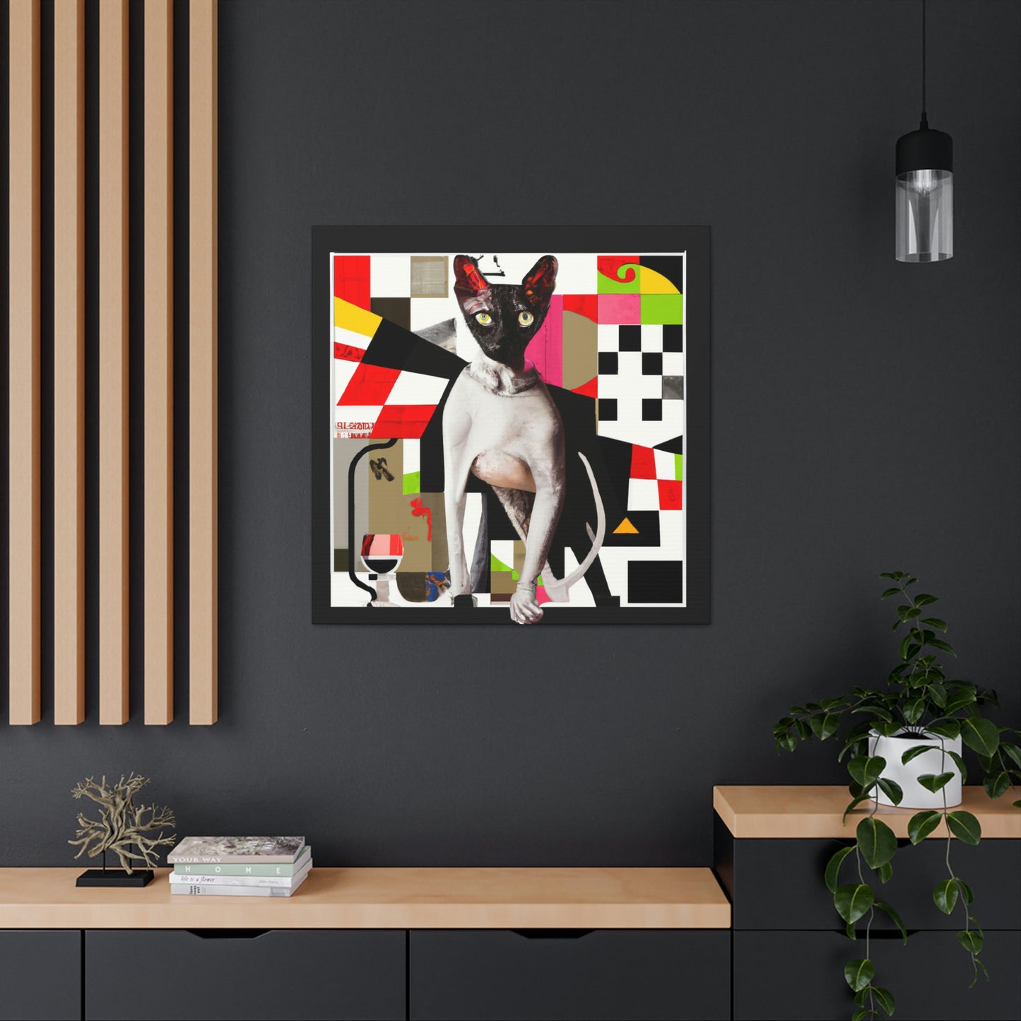 Sphynx in Baroque. - Canvas