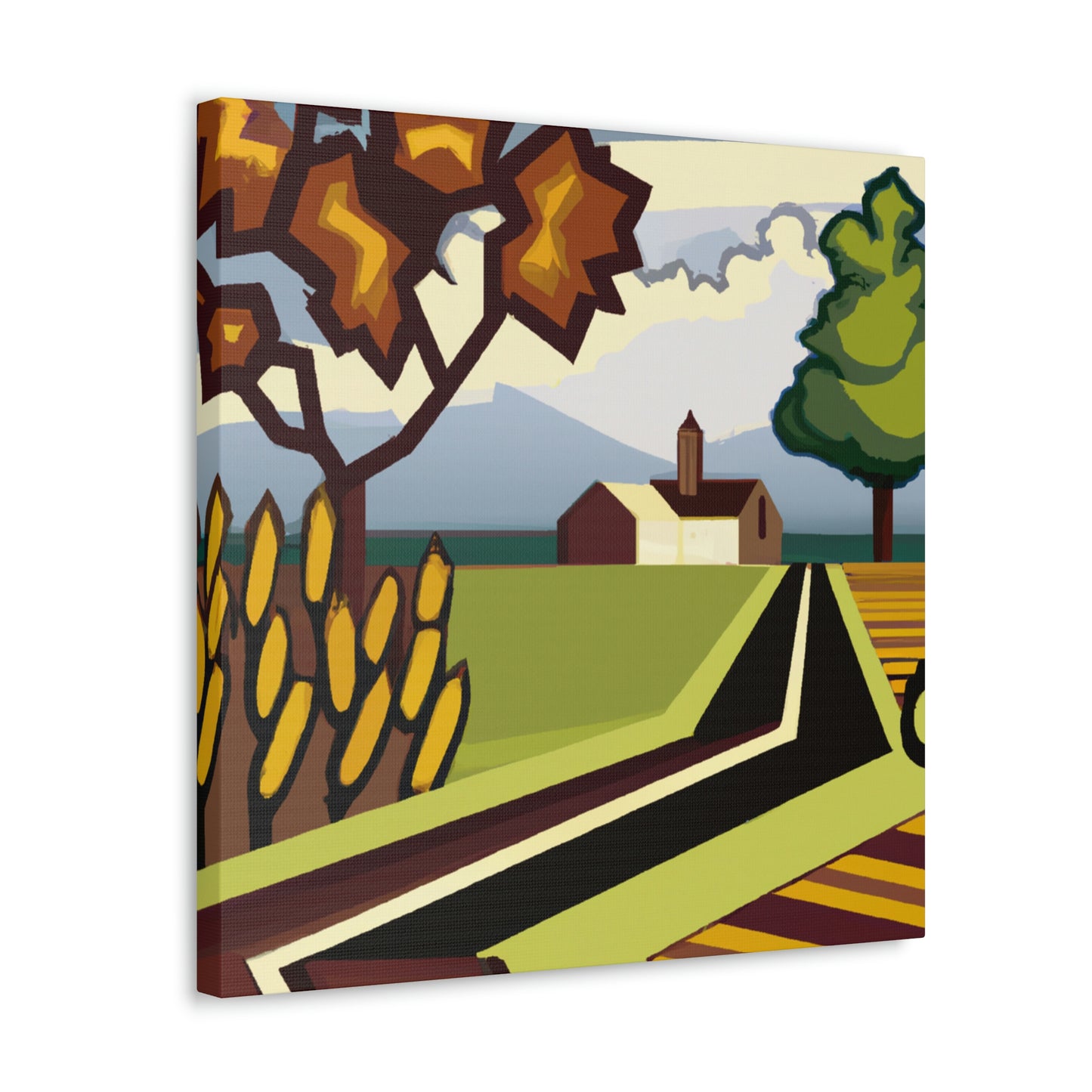 "Country Road Riviera Bliss" - Canvas