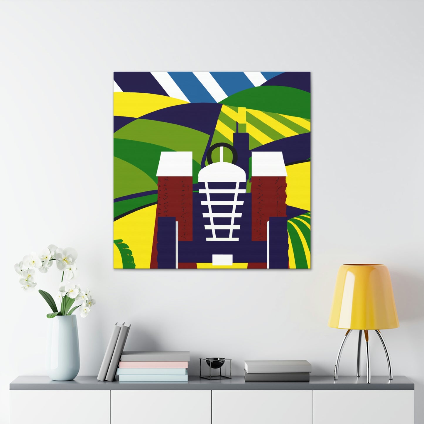 "Tractor of the Jazz Age" - Canvas