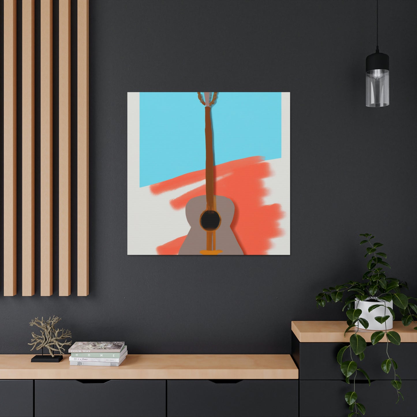 Guitar of Minimalism - Canvas