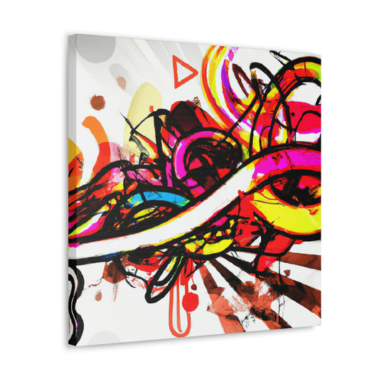 Vivid Postmodern Symphony - Canvas