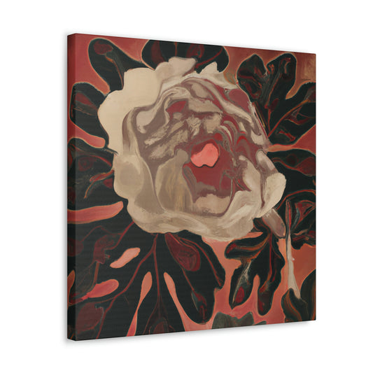 "Peony in Petals" - Canvas