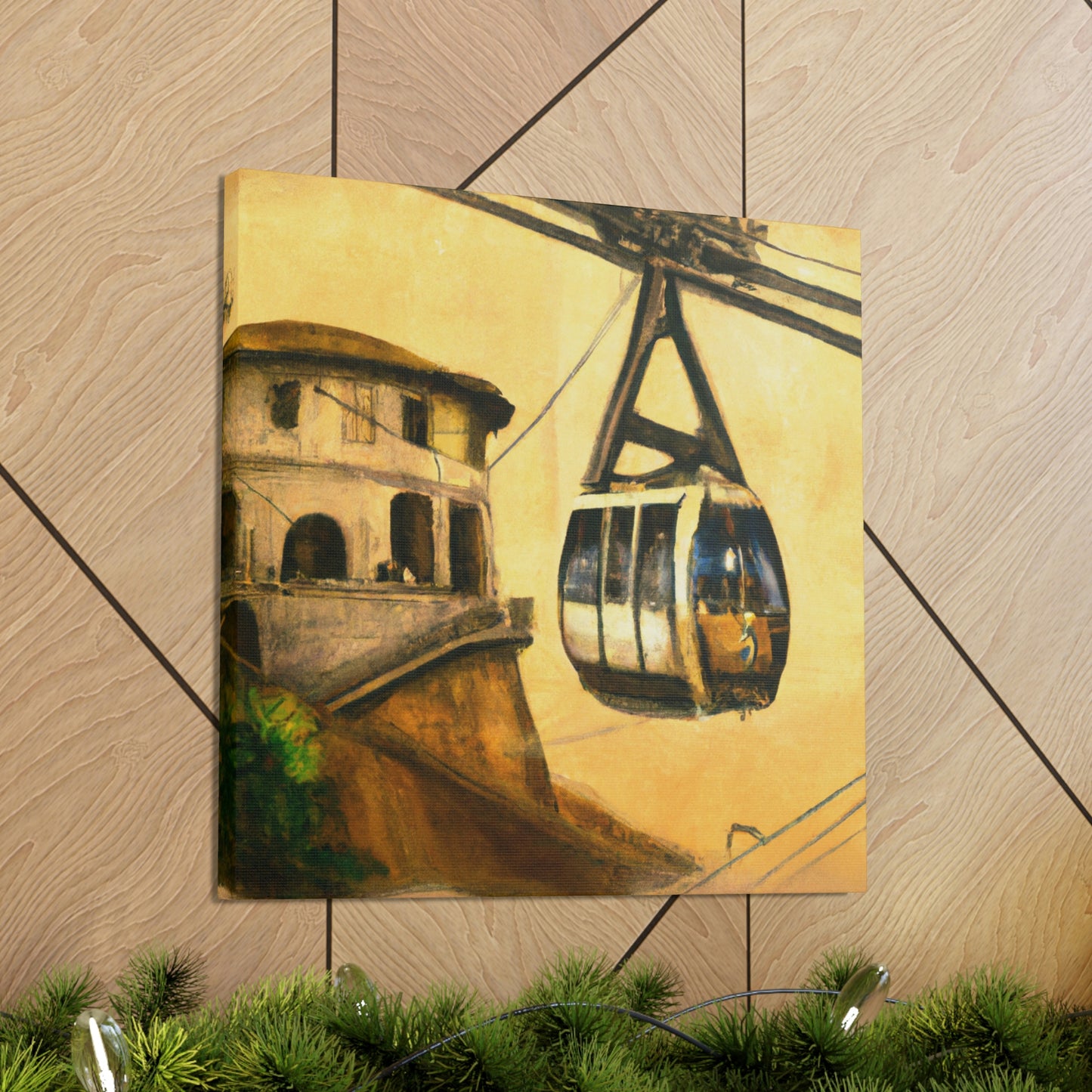 Steampunk Cable Car Dream - Canvas