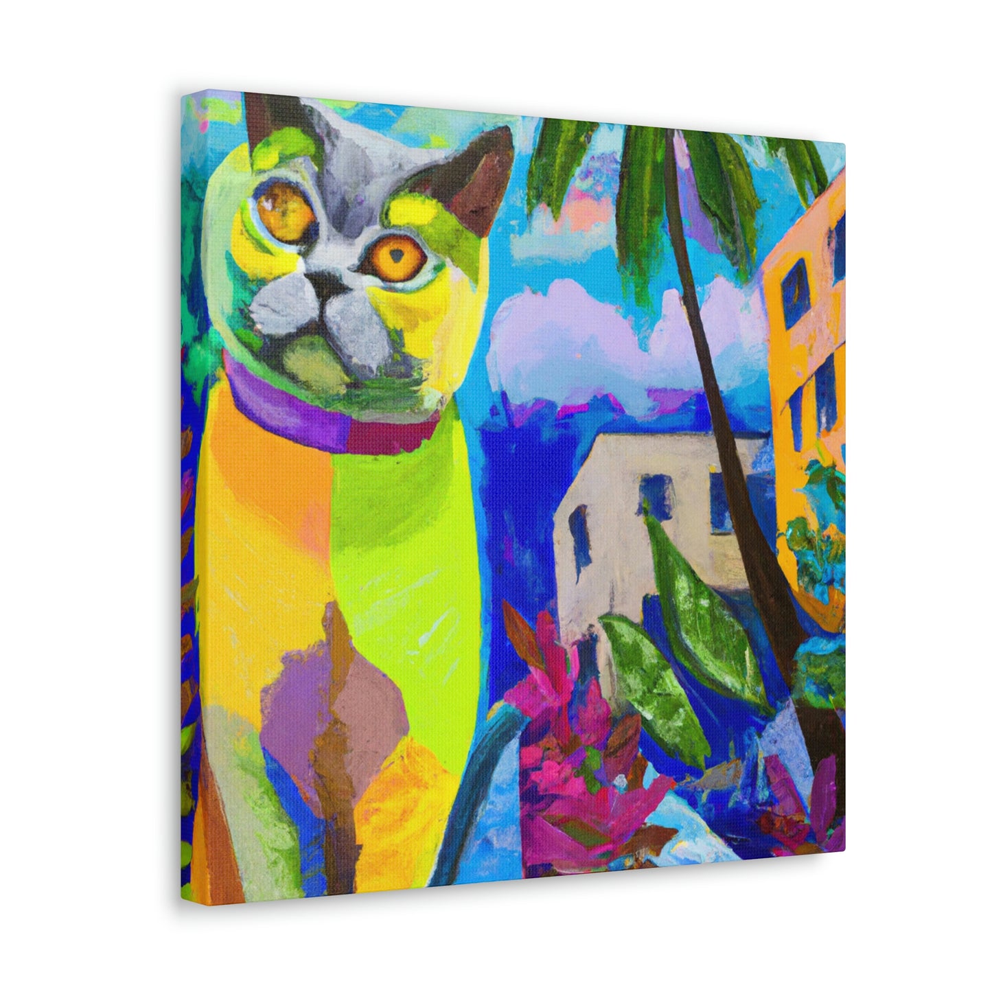 Purrful British Shorthair - Canvas