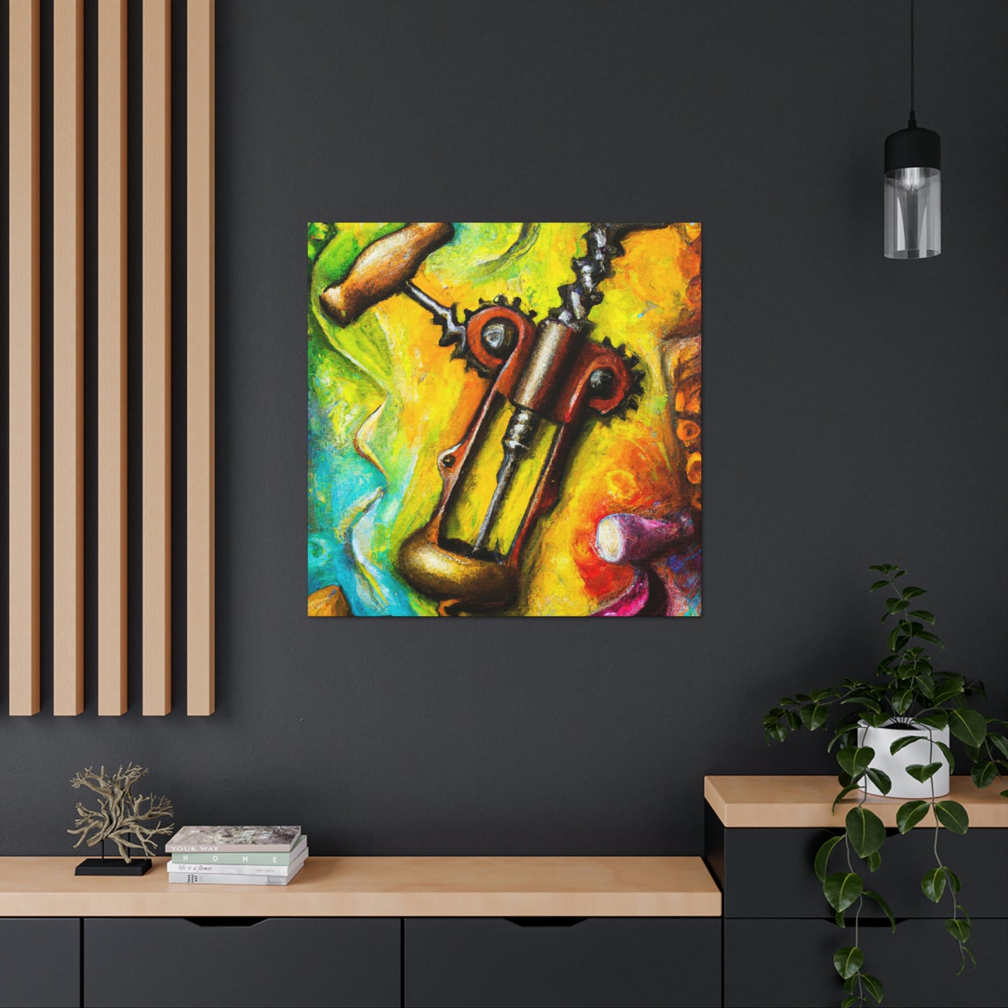 "Corkscrew of Steampunk". - Canvas