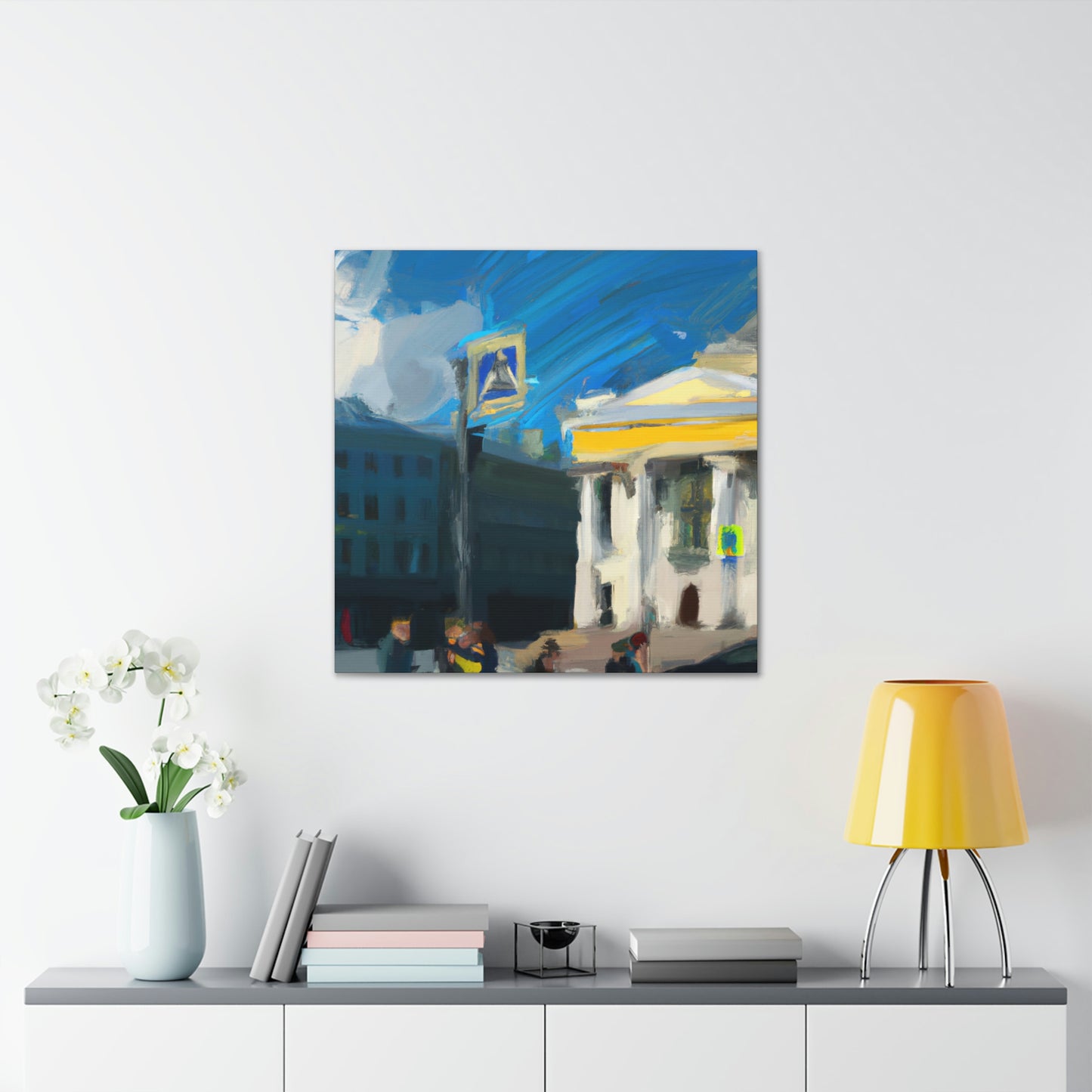 Neoclassical Digital Splendor - Canvas