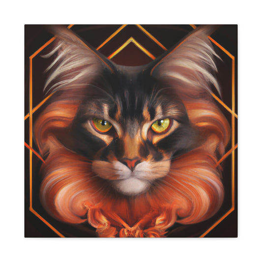 "Mainely Coon Radiance" - Canvas