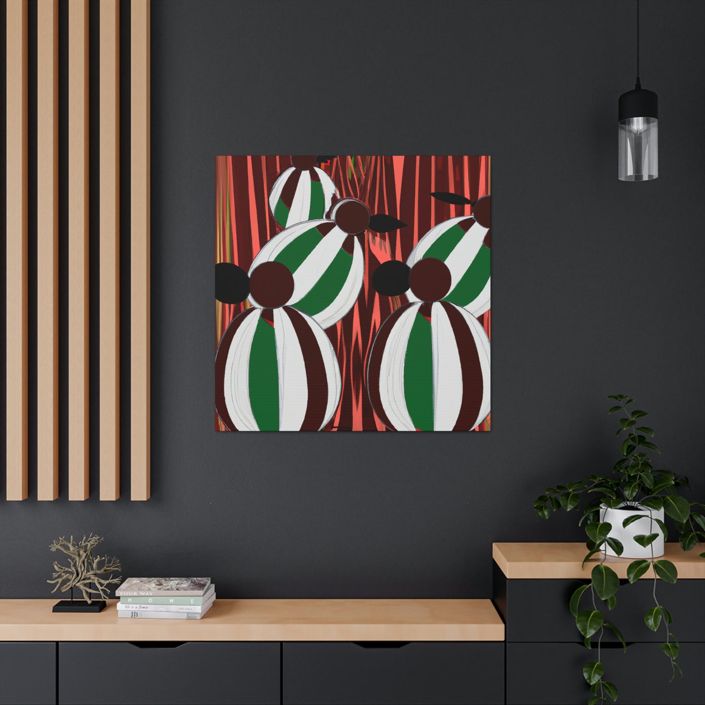 "Shimmering Maracas Symphony" - Canvas