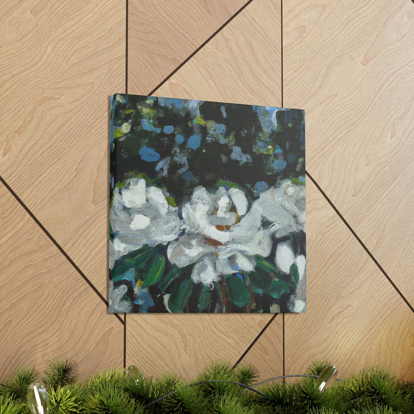 "Gardenia Abstraction Dreaming" - Canvas