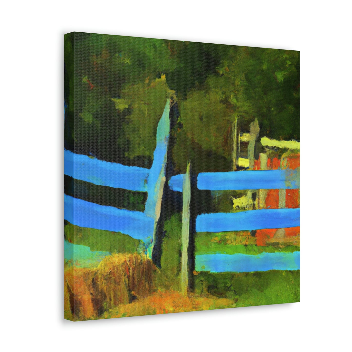 "Fence at Sunrise" - Canvas