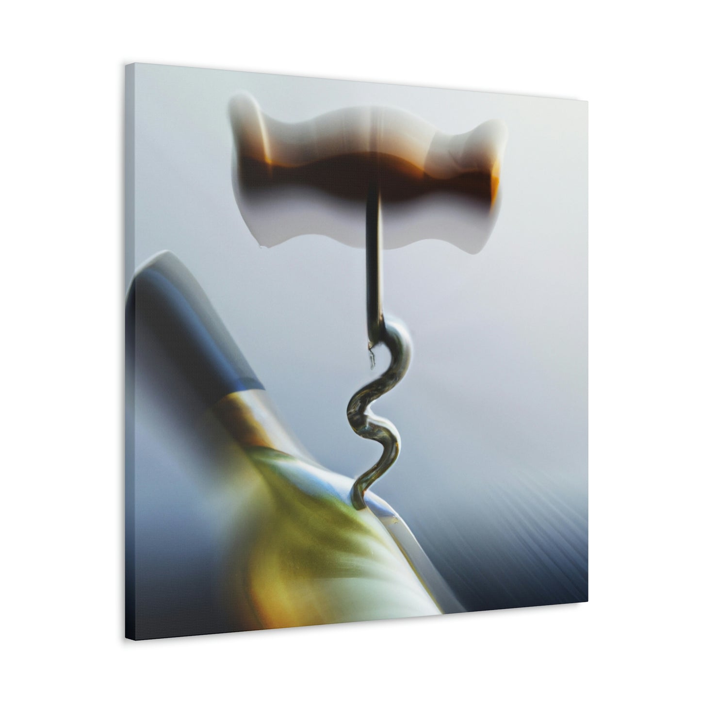 "Corkscrew in Abstract Art" - Canvas