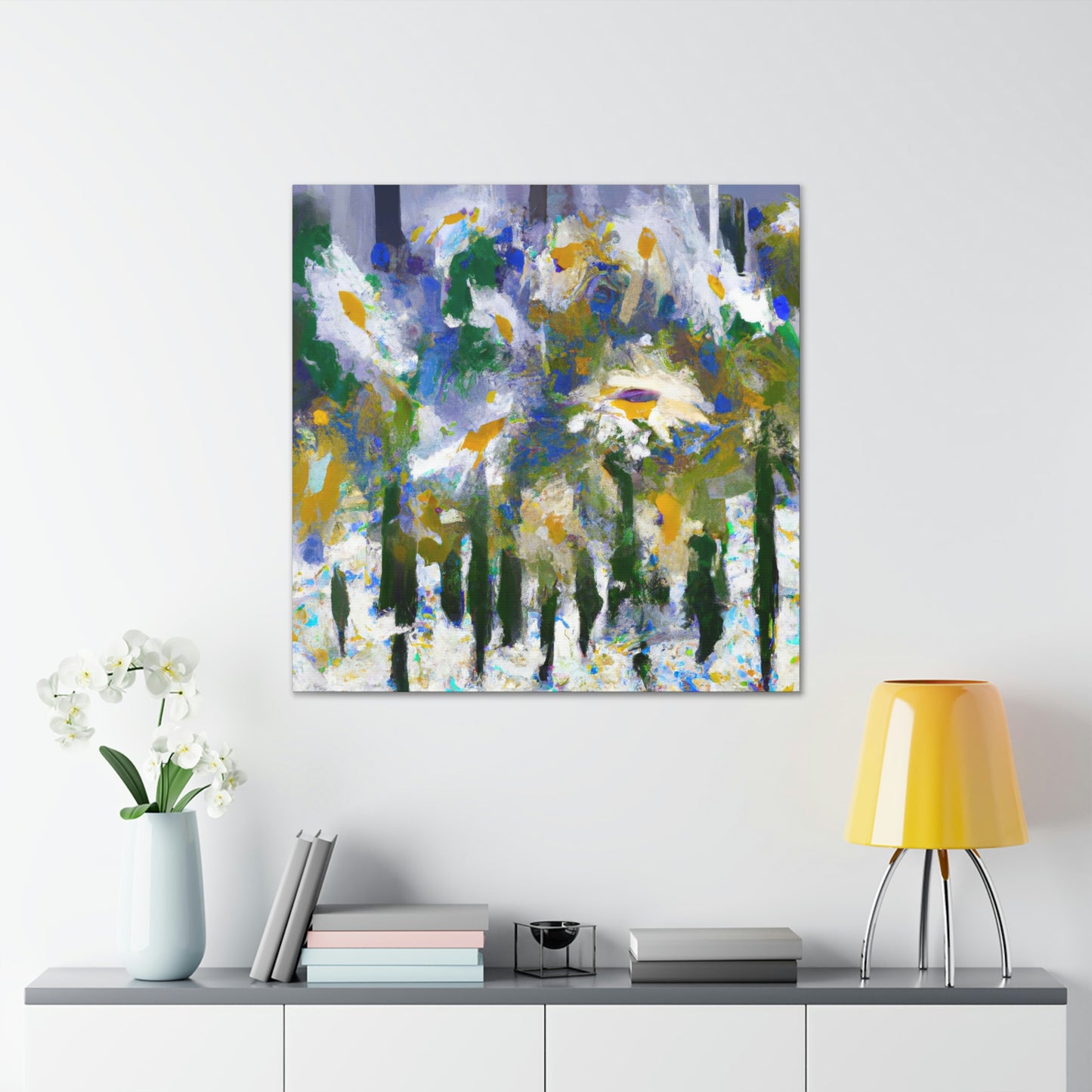 Daisy in Abstraction - Canvas