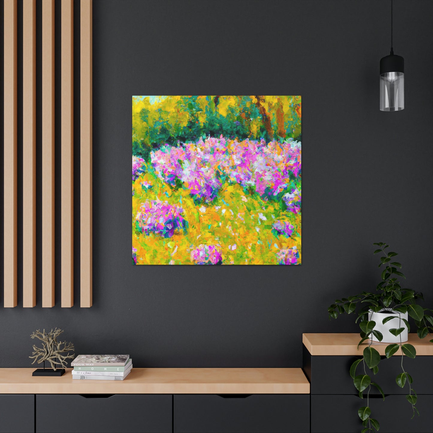 "Dancing Light Irises" - Canvas