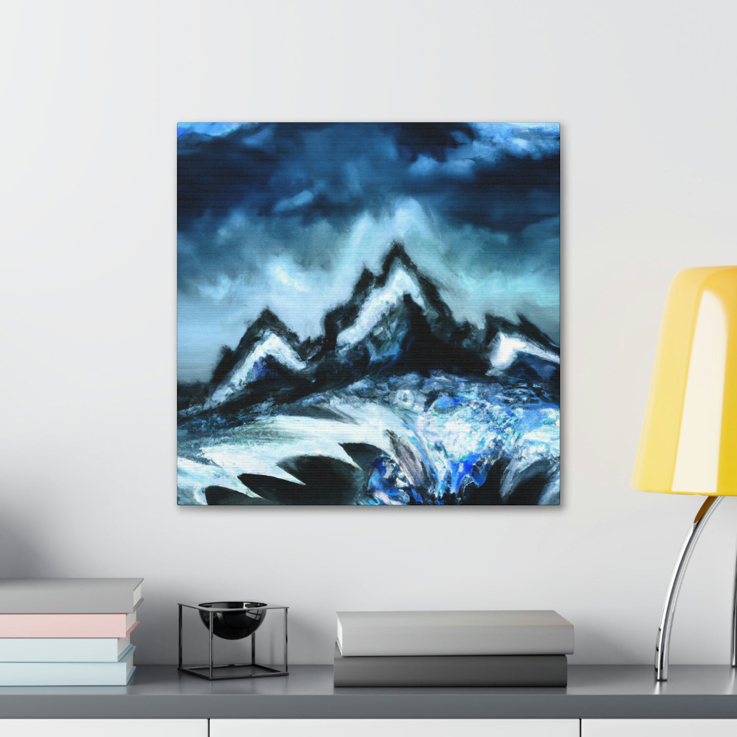 "Snowy Mountain Majesty" - Canvas