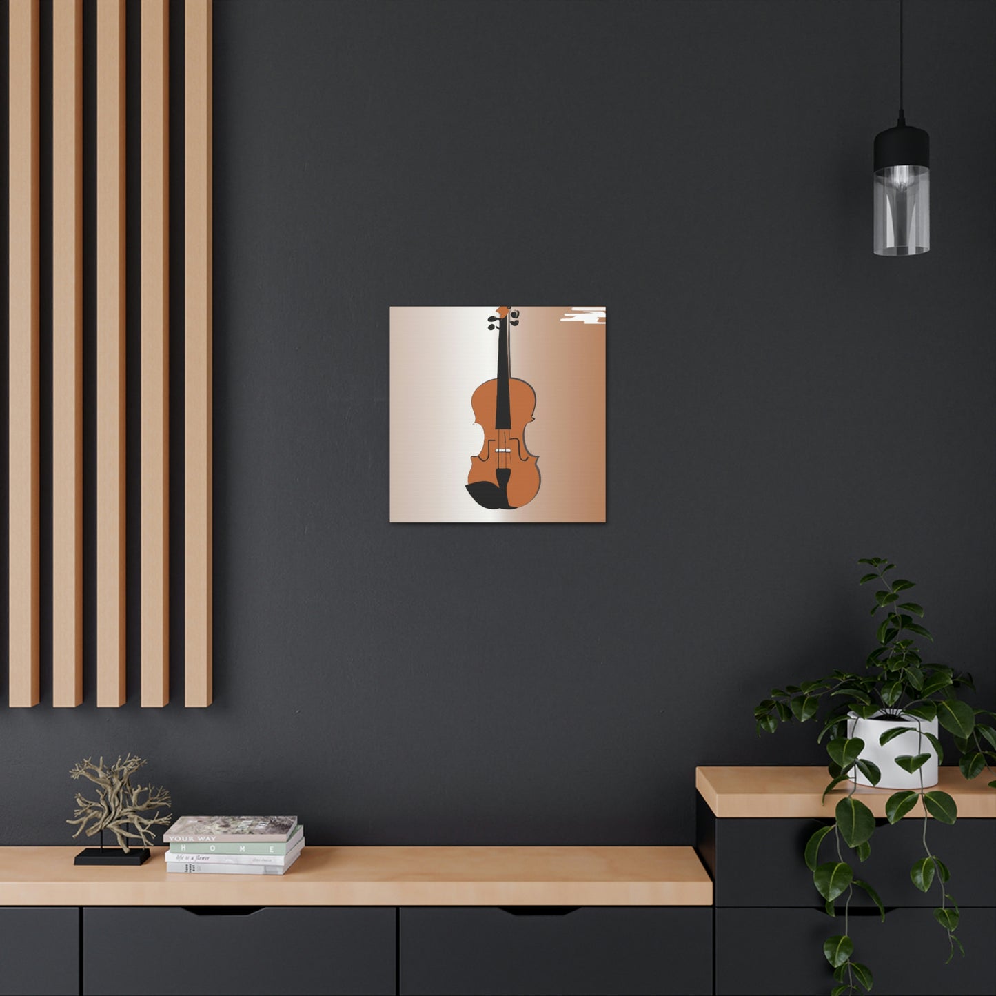 "Violin in Reflection" - Canvas