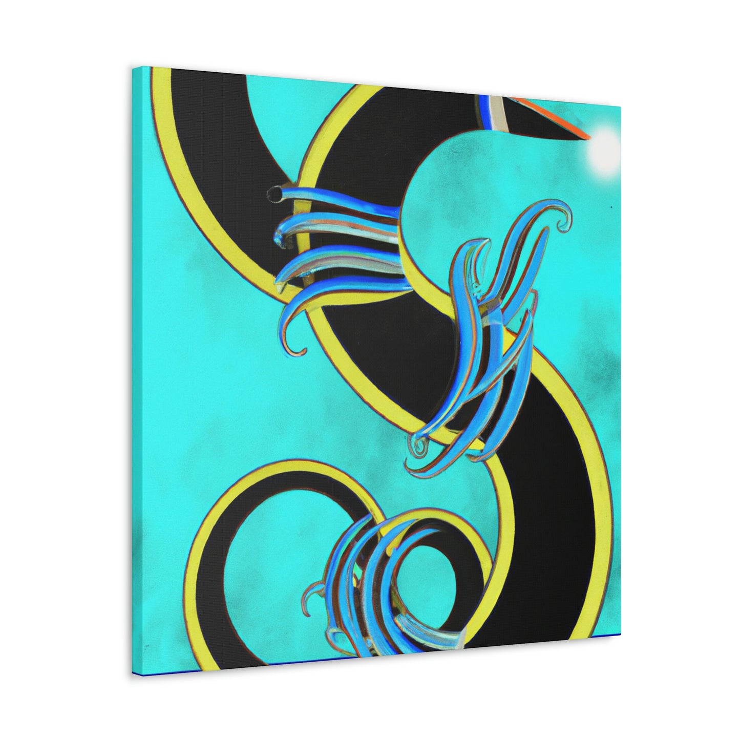 "Eel in Art Deco" - Canvas