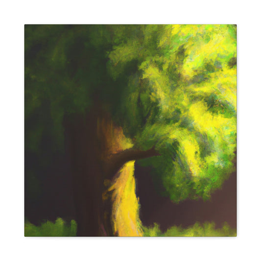 Elm in Abstract Form - Canvas