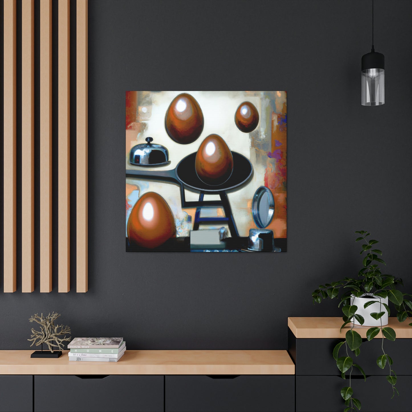 Eggs in Abstraction - Canvas