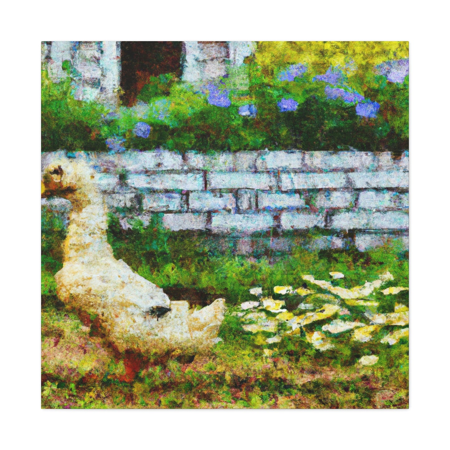 "Quacking by the Water" - Canvas