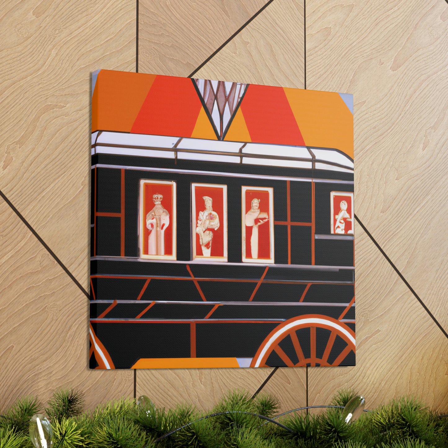 "Wheeling Art Deco Dream" - Canvas