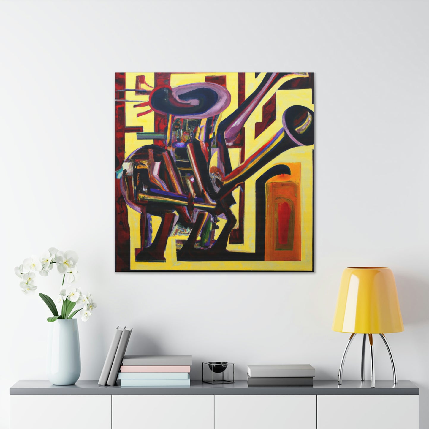 "Trumpet in Harmony" - Canvas