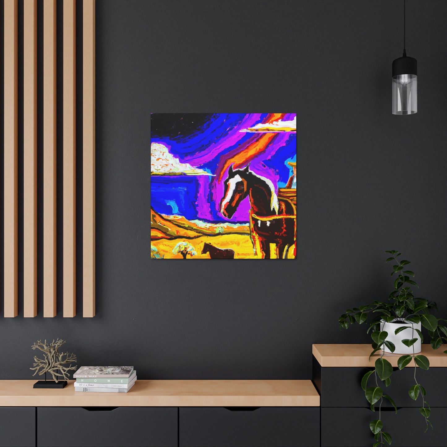 Stagecoach In Motion - Canvas