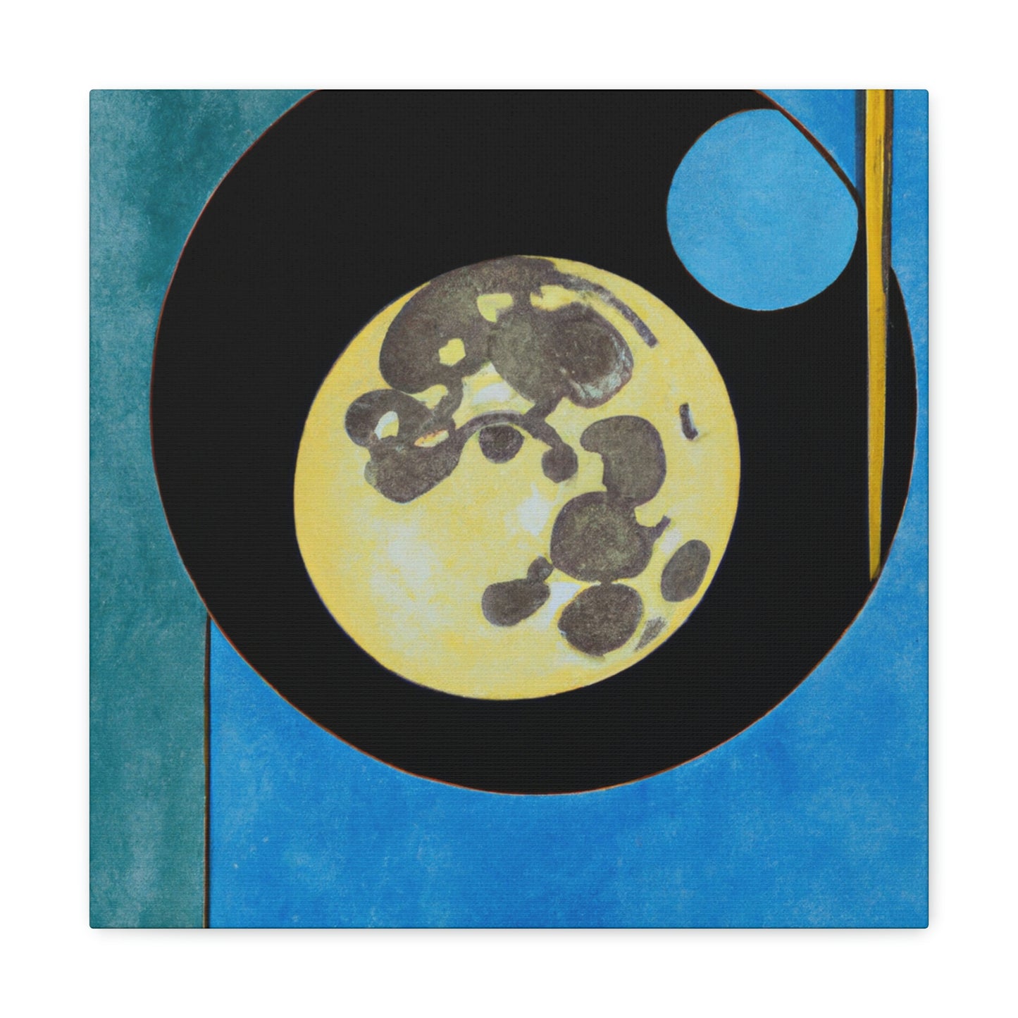 "Luna's Reflection Glows" - Canvas