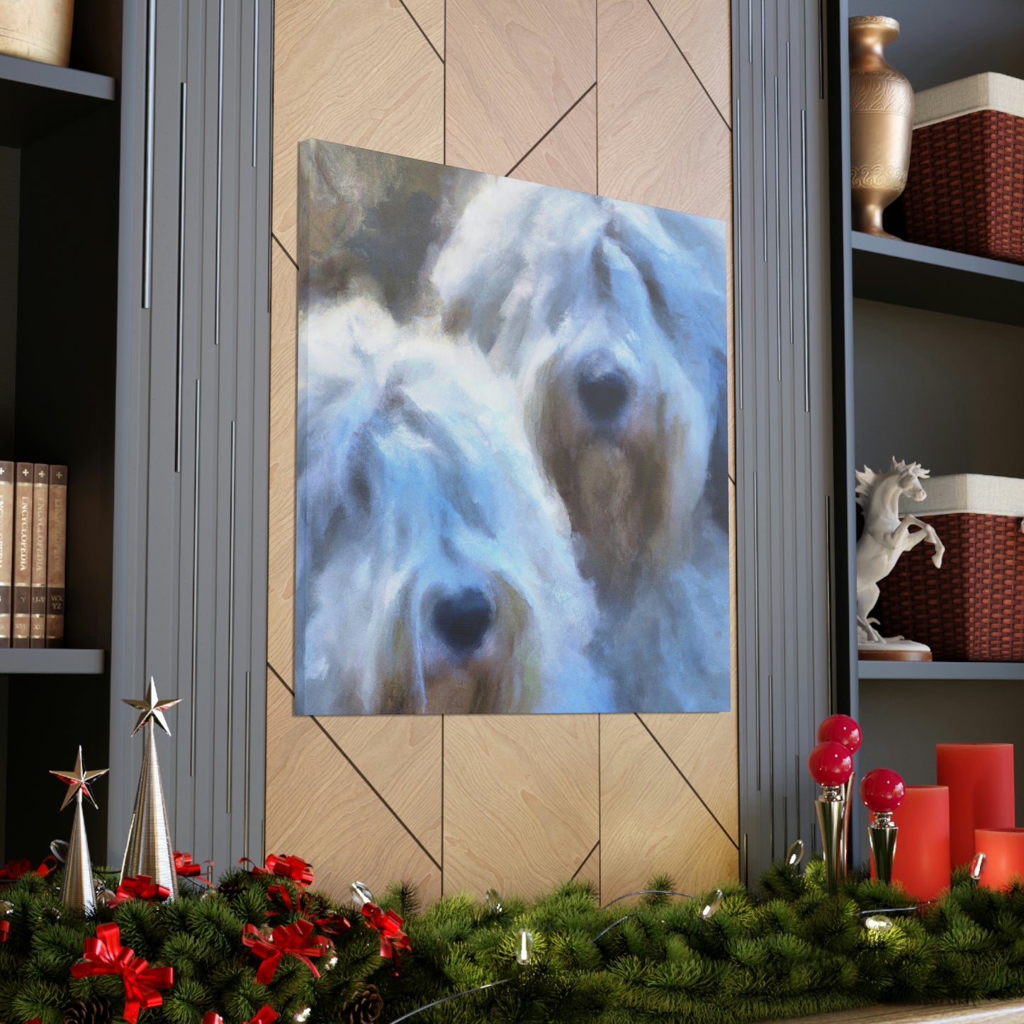 Old English Sheepdog Dream - Canvas