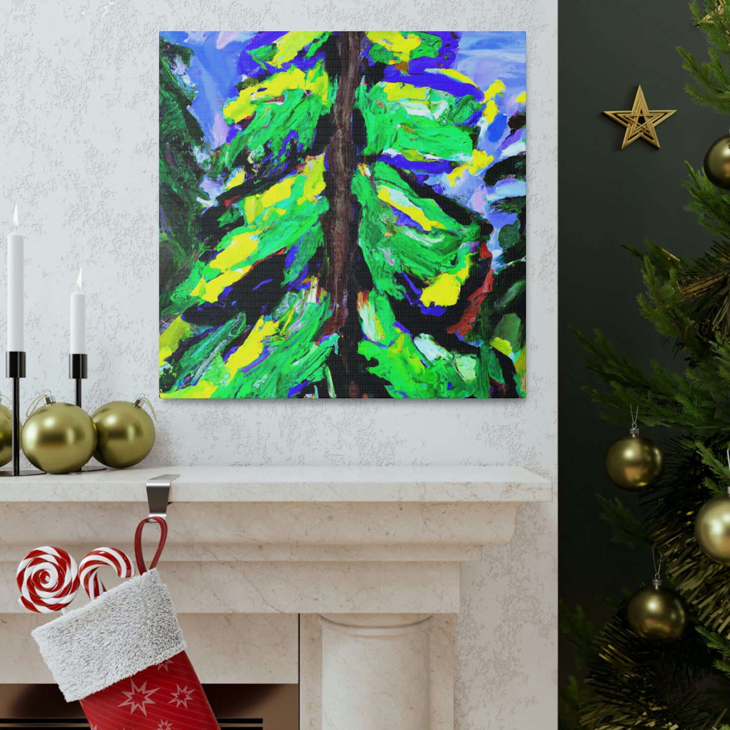 "Douglas Fir Harmony" - Canvas