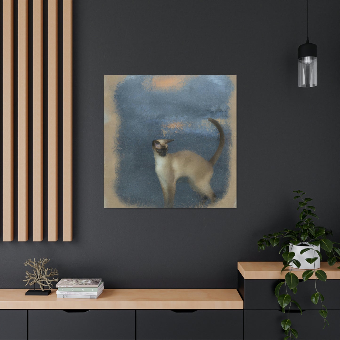 Siamese Art Deco - Canvas