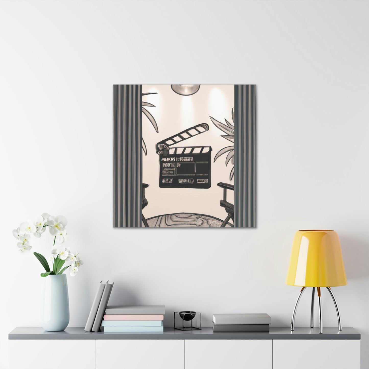 "Cinematic Magic Clapboard" - Canvas