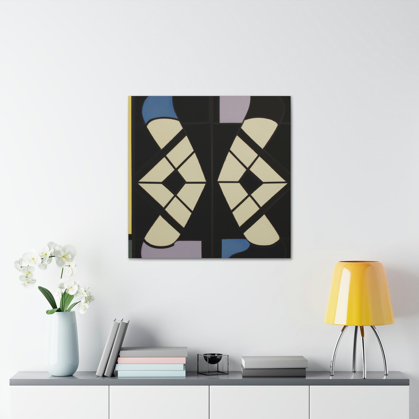 "Booted Art Deco Dance" - Canvas