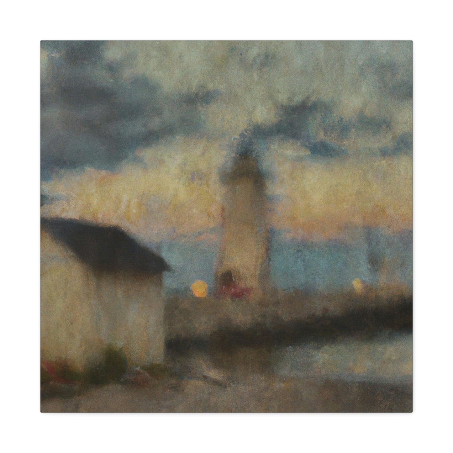 "Lighthouse on the Coast" - Canvas