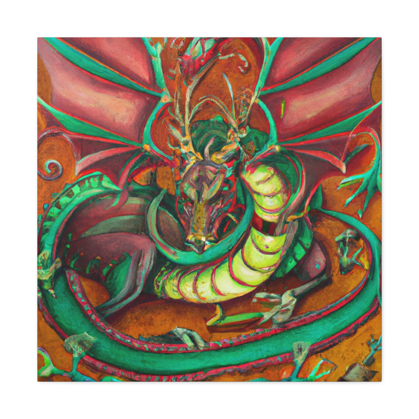 "Dragon in the Jazz Age" - Canvas