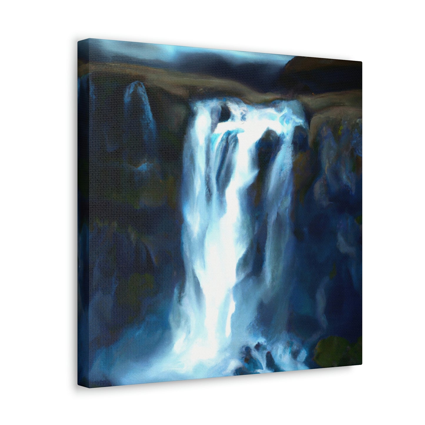 "Falling Water's Majesty" - Canvas