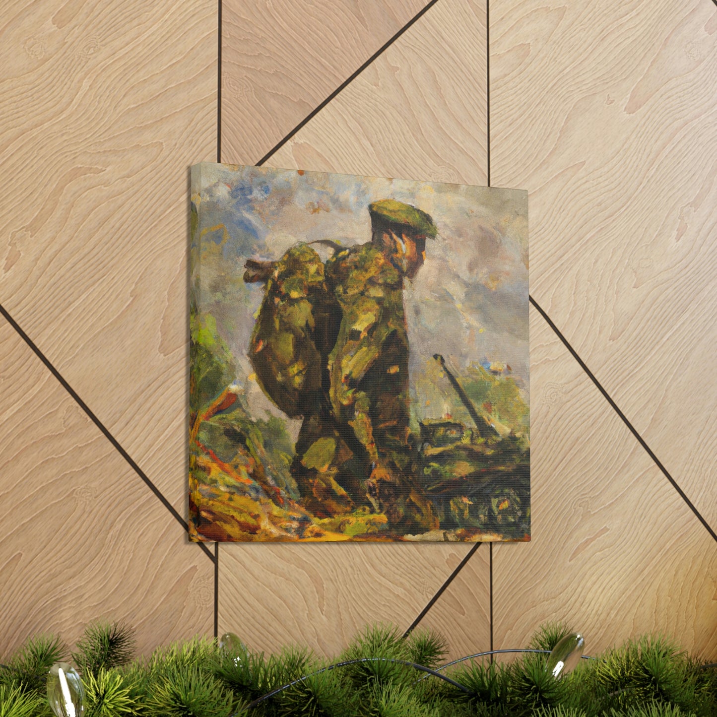 "The Gallant Artilleryman" - Canvas