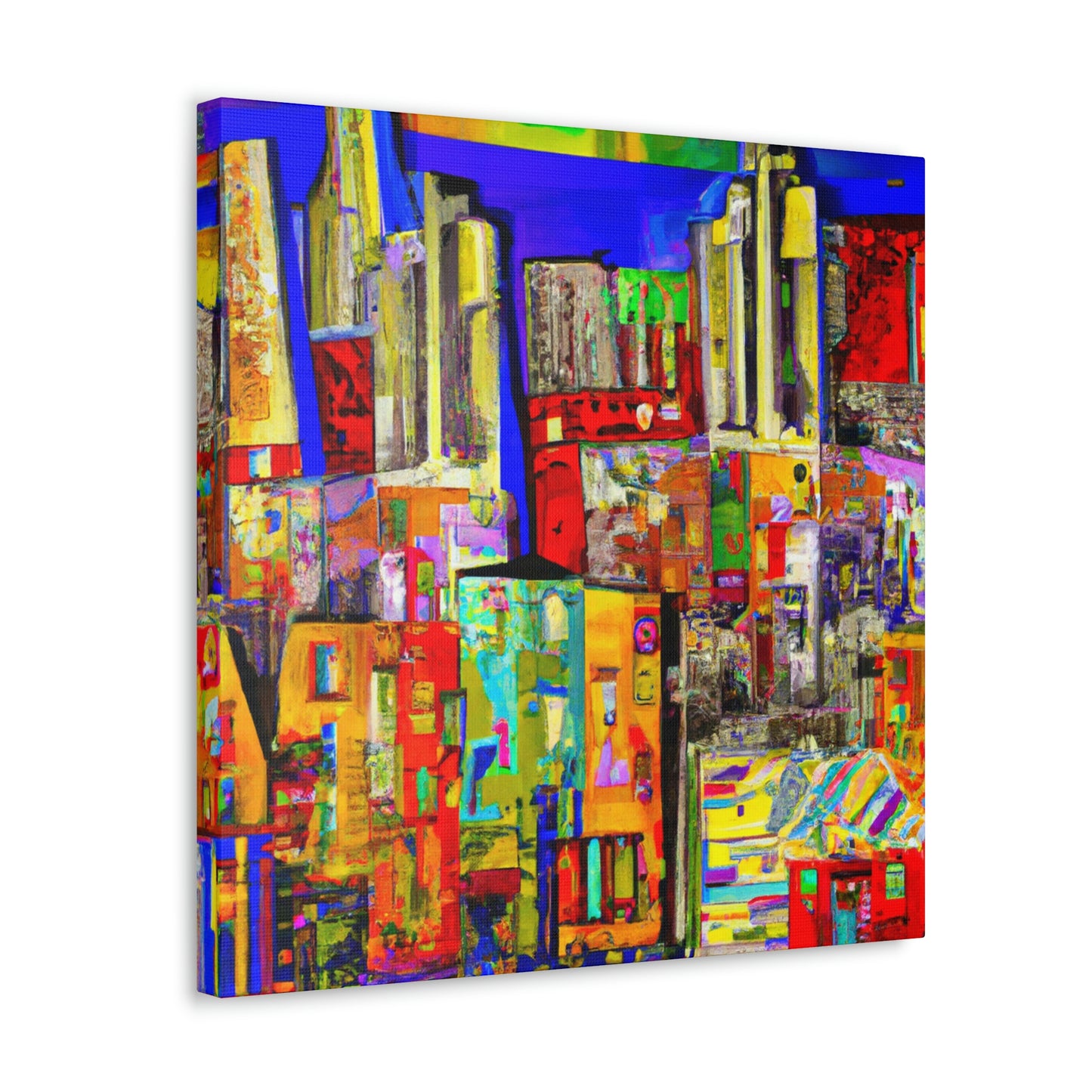 Urban Street Panorama - Canvas